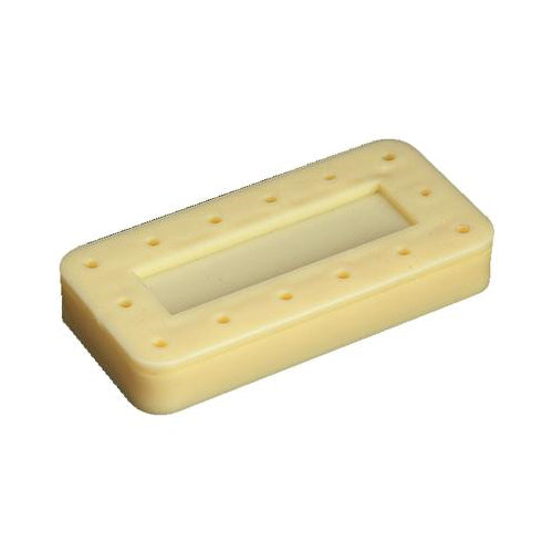 Plasdent 400BR-3 Rectangular Bur Block Yellow Magnetic 14 Bur Capacity Plasdent 400BR-3 Rectangular Bur Block Yellow Magnetic 14 Bur Capacity
